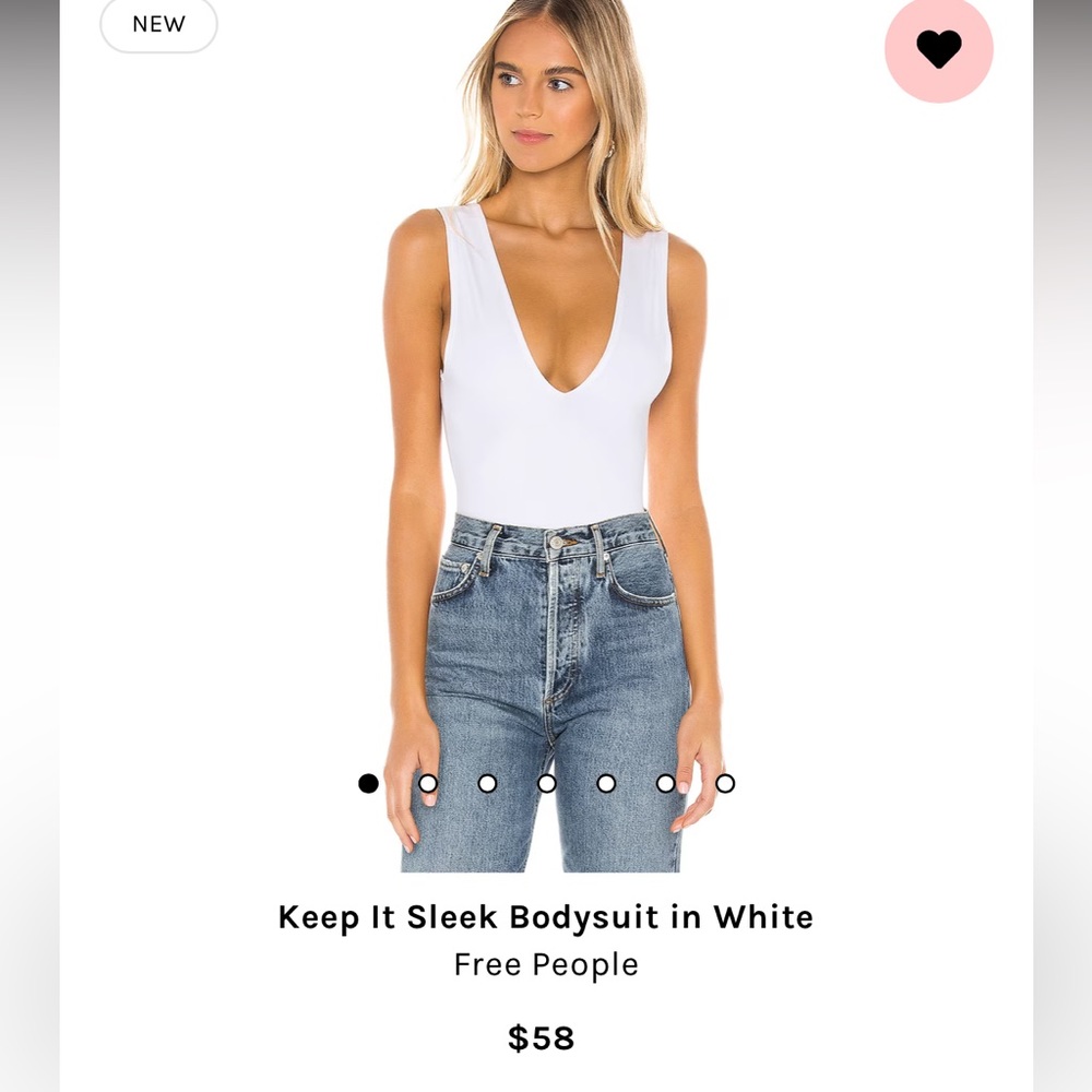 Free People bodysuit size medium